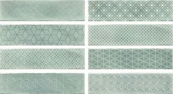 Настенная плитка DECOR OPAL TURQUOISE (8 видов) (78795261) 