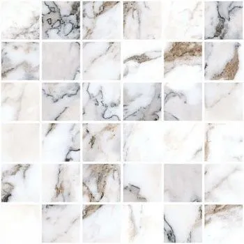(Vitra) Мозаика Marble-X K9498798LPR1VTE0 Бреча Капрайа Белый ЛПР (5x5) 30x30