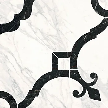 Декор Фрагонар ID88 наборный белый 1/4 розона