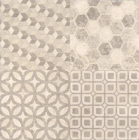 Напольная плитка 4228 Саттон орнамент бежевый (8,3мм) (изображение)