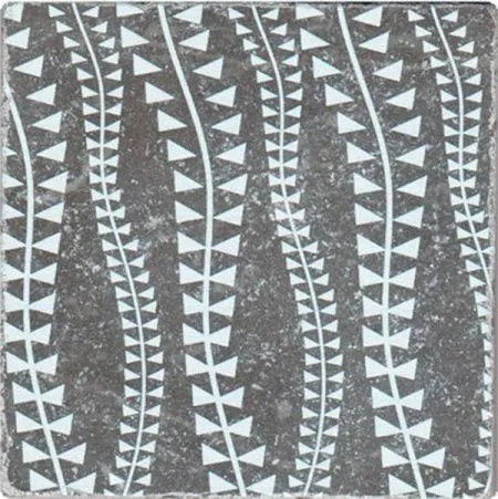 Декор BLACK MARBLE Motif №4 черный (изображение)