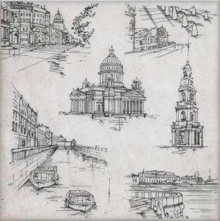 Декор STG\A536\5261 Марчиана SpB (изображение)