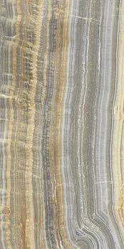 Керамогранит Ultra Onici GREY ONYX VEIN Cut Luc. Shiny (6mm)