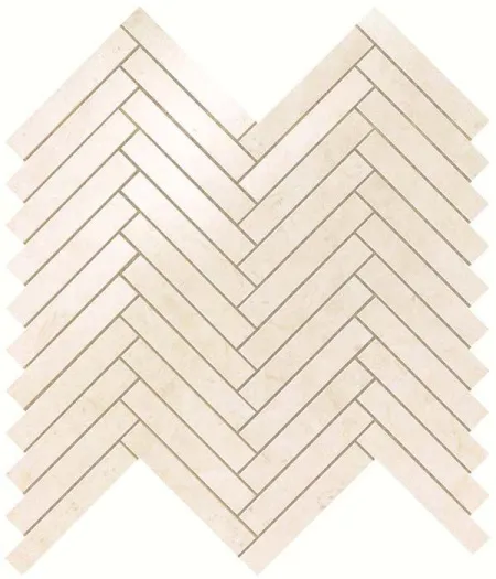 Мозаика настенная Marvel Stone Cream Prestige Herringbone Wall (9SHE) (изображение)