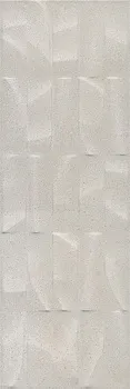Настенная плитка Безана 12151R серый светлый структура обрезной