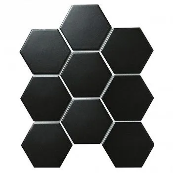 Мозаика Hexagon big Black Matt (SBH4810)