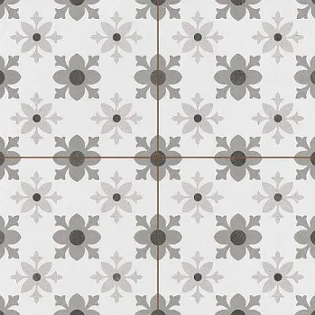 Керамическая плитка Hydraulic Lys Silver (KRLH00009) 45х45 45х45