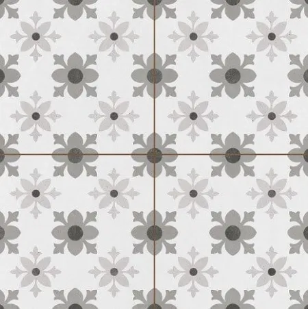 Керамическая плитка Hydraulic Lys Silver (KRLH00009) 45х45 45х45