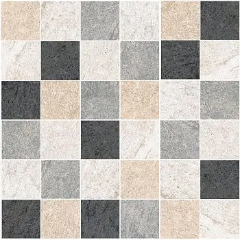 Мозаика QUARSTONE Мозаичный Микс R10B 7Рек K9522128R001VTE0 (5х5)