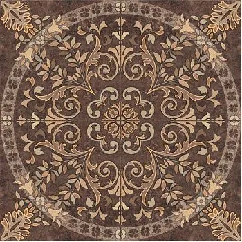 Панно Pompei коричневый (из 4х шт) (PY6R114)