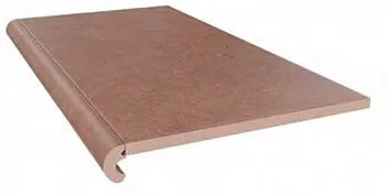 Ступень угловая Котто беж тёмный обрезной (DD602700R/GR)