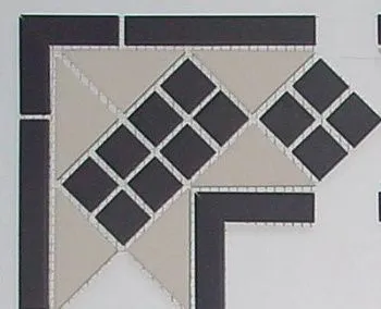 Угол керамический Corner LISBON-1 with 1 strip Stand.(Tr.16, Dots 14, Strip 14)