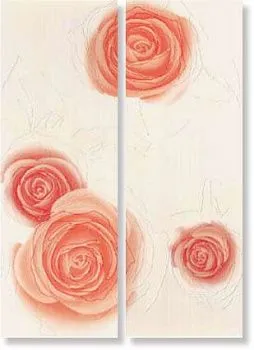 Декор ROSEN CEREJA (VERMELHO) MIX2