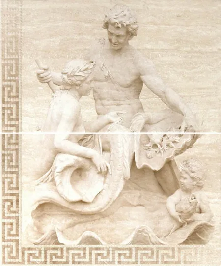 Панно Itaka beige panno 02 50х60 (комплект из 2 шт) (010301001785) (изображение)