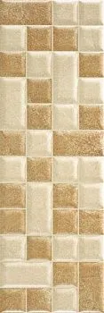 Настенная плитка REL. BOMBAY CUBIK BEIGE
