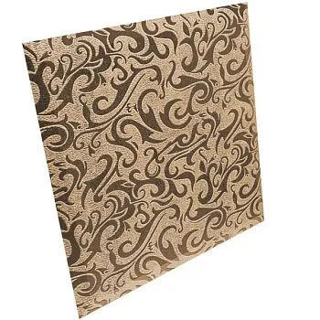 Квадратная зеркальная рыжая плитка Алладин-3 КЗРАл-3