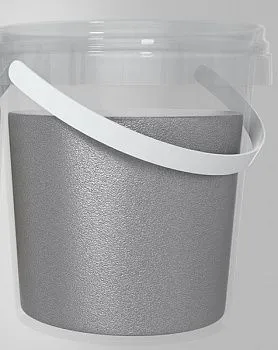 Добавка цветная металлизированная "KERATEKS GLITTER" серебро 75 гр.