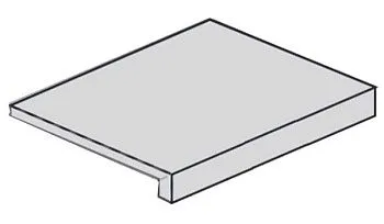 Угловая ступень Genesis Moon White Scalino Angolare DX правая (620070001048)