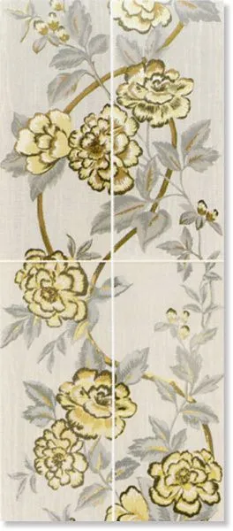 Панно COMP.4PZ VIV.ARG/ORO FLOREA. (изображение)