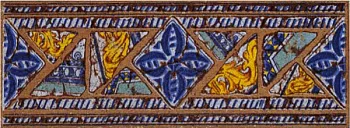 Вставка-подступенник gr4. LA BALMA AZUL 33 (0001604) 