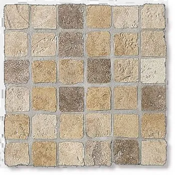 Мозайка Mix.Sabbia/Bruno/Avorio 5х5 на сетке