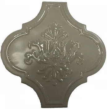 Декор SATIN ARABESQUE LINO (серо-бежевый) Decoro Mix без подбора