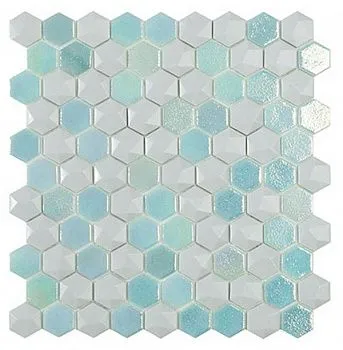 Мозаика Hex Glacier Mix (на сетке)