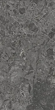 Керамогранит Brecia Adonis Dark темно-серый глянцевый