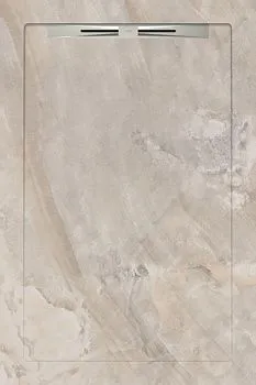 Керамический душевой поддон INCANTO BONE - SLOPE LINE 120