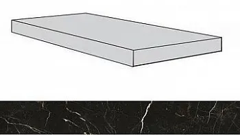 (Atlas Concorde) Ступень угловая 620070001734 Allure Imperial Black Scal.120 Ang Dx Пр 33x120