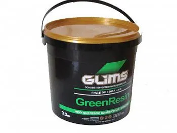 Многоцелевой эластичный герметик GLIMS-GreenResin 3.5 кг