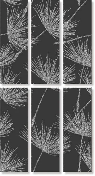 CR6_341 Панно DANDELION NOIR COMP.6 (изображение)