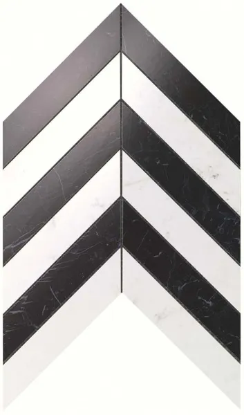 Мозаика настенная Marvel Stone Chevron Cold Wall (9SCL) (изображение)