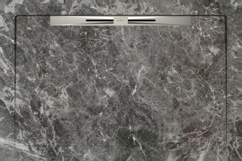 Керамический душевой поддон FIORI DI PESCA GREY - SLOPE NOVA LINE (изображение)