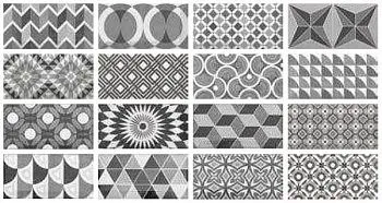 Настенная плитка METRO Patchwork B&W (21396)