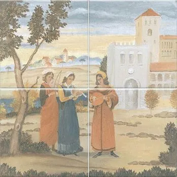 Панно Виченца VB/A04/4x/17000 4 части (15х15)