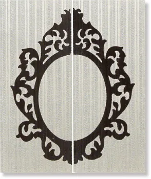 Панно COMP.2PZ SCARL.CORNICE SU BIANCO