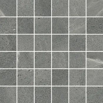 (Italon) Мозайка Metropolis Graphite Dark Mosaico Nat (610110000915) 30x30