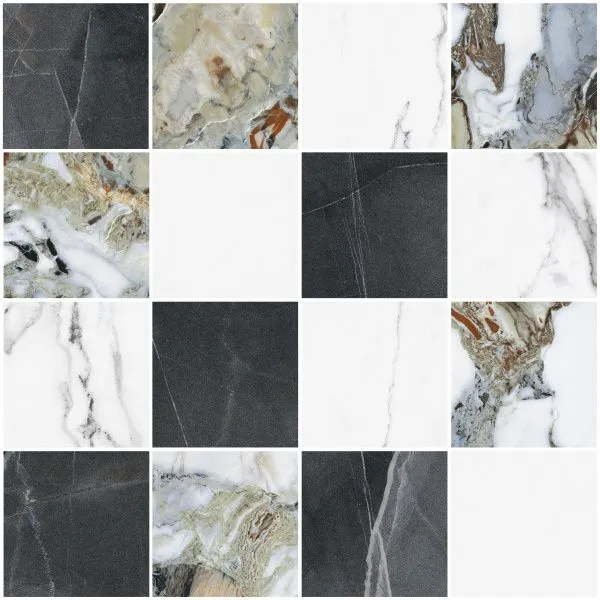 (Vitra) Мозаика CITYMARBLE Микс мозаика 7ЛПР R9 7,5х7,5