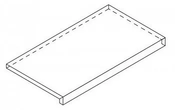 Фронтальная ступень Materia Titanio X2 Scalino Frontale Nat. (620070000859)