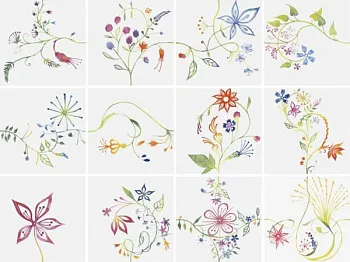 Декор PRIMAVERA COLORE 1 BE 20 (комплект 12)