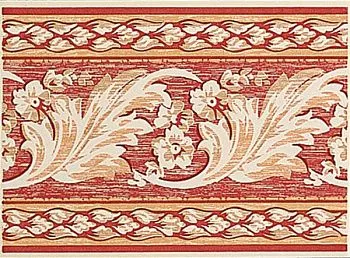 Декор NICOLE CORAL BORDEAUX