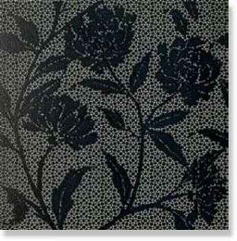 Декор LIRICA NERO DECORO ROSE