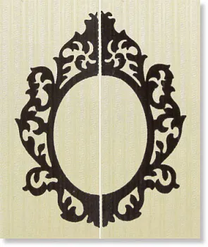 Панно COMP.2PZ SCARL.CORNICE SU CHAMP.