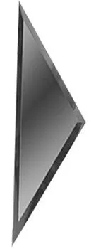 "Зеркальная  графитовая  плитка ""ПОЛУРОМБ"" с фацетом  10 мм (РЗГ1-02(б))"