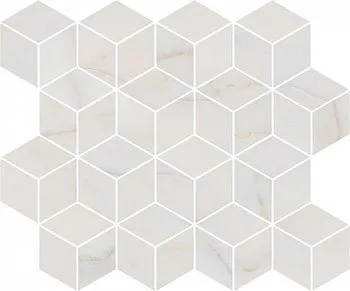 Декор Греппи T017/14003 белый мозаичный