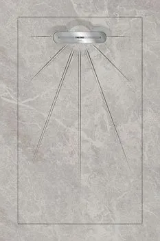 Керамический душевой поддон FIORI DI PESCA WHITE - MULTI LINEAR MASSIVE