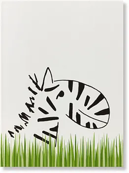 34043 Декор LOUIS & ELLA decor "низкая трава + голова зебры"