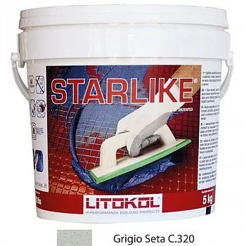 Litochrom Starlike C 320 серый шелк (5 кг)
