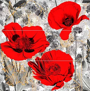 Декор Rubi (PWU11RUB1) (из 3 плиток)